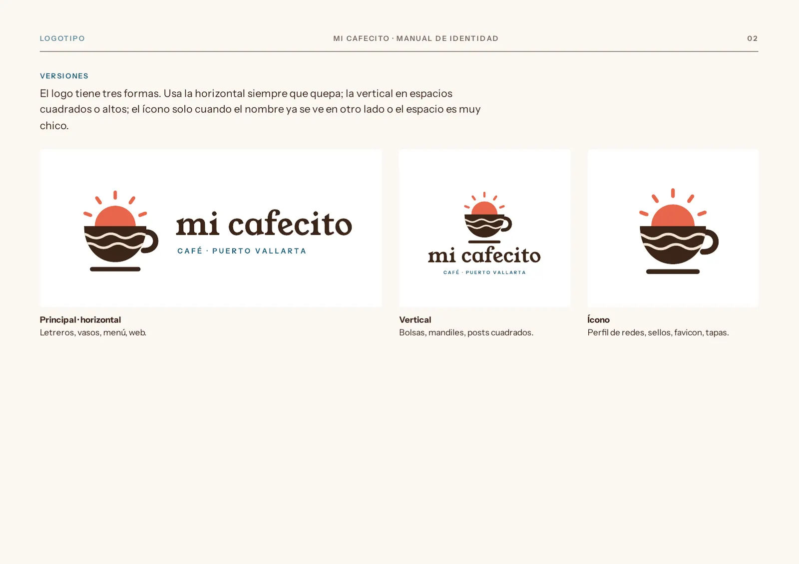 Mi Cafecito · Branding y logo: imagen 1